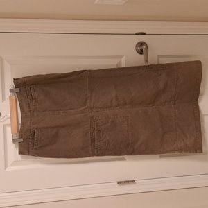 Vintage Cargo Maxi Skirt 100% Cotton